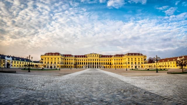 Schönbrunni kastélypark látogatás