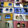 Bécs és Hundertwasser házai kép