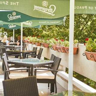 Hotel Continental terasz - Szörényvár 